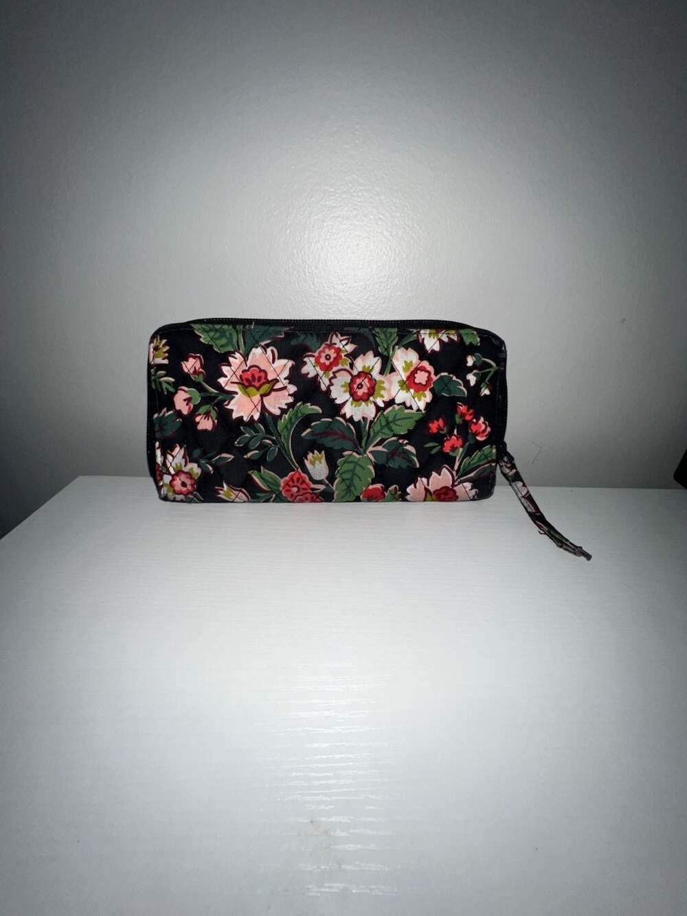 Vera Bradley Quilted Floral Print Zip-Around Wallet